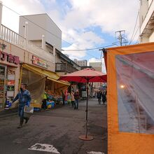 朝市の様子