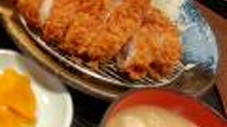 とんかつの名店です