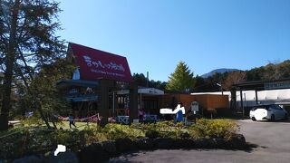 景色も楽しめる観光牧場