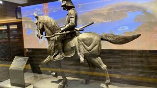 政宗公の銅像が！