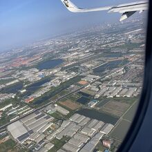 スワンナプーム空港上空 @スクート