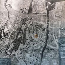 当時米軍が撮影した小倉上空高度１万ｍから