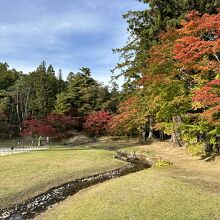 毛越寺浄土庭園の遣水