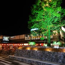 ハコビバの入り口付近