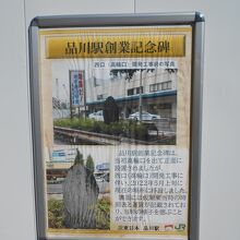 品川駅創業記念碑由緒