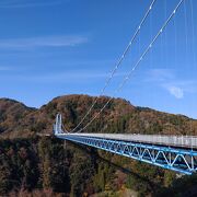 長いつり橋