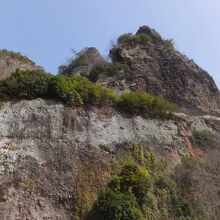 岩峰の一部