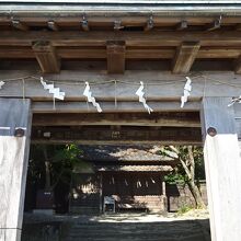 一の門は久能山城の大手門の跡地です