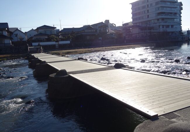 亀山公園 沈み橋