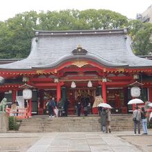 小雨がぱらぱら。