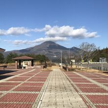 SAから見えた磐梯山