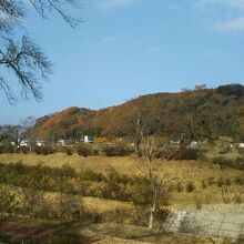 花が少なめですが、色づいた山並みで秋の風情を感じます