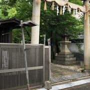 住宅街の神社！