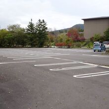 広い駐車場です。