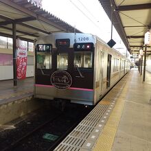 福島交通飯坂線で行きました