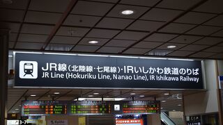 能登半島を北上する鉄道路線