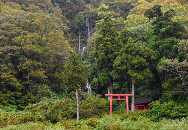 芭蕉にも謡われた滝