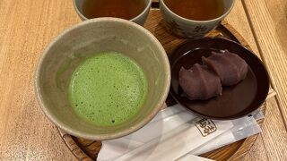 赤福と抹茶の組合せ、大好き