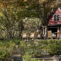 こちらのテラスでビールやお茶が飲めました
