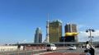 橋からは、スカイツリー