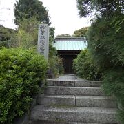 日蓮聖人の布教の拠点草庵に建てられた寺院