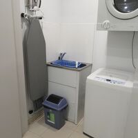 洗濯機や乾燥機、アイロン台もバッチリなのがうれしい。