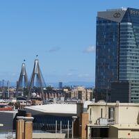 …朝の市街地の眺めも楽しめました。