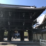 かつては西本願寺の脇門跡