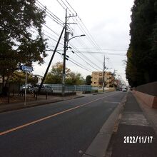 津田塾大学近くの景観です。