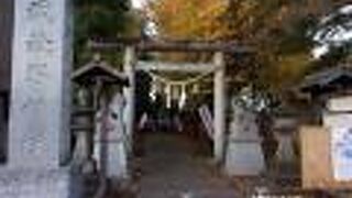 境内に猿田彦大神の像がある祠があります。