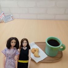 深煎りコーヒー。