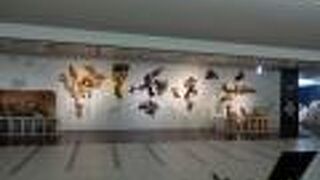 いろいろな動物のぬいぐるみが飾ってあります。