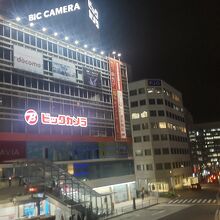 夜の藤沢駅