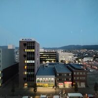 部屋からは橿原市内が一望