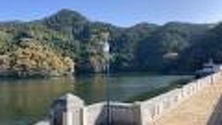 景色が良いダムです