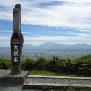 阿蘇を一望できるうえに、カルデラ火山のダイナミズムが分かります。