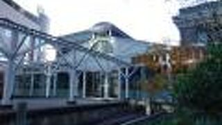 紅葉が光景に彩りを与えていました