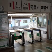 大原駅改札