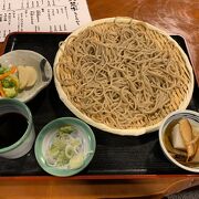 道の駅の蕎麦屋