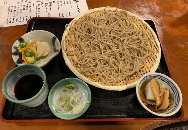 道の駅の蕎麦屋