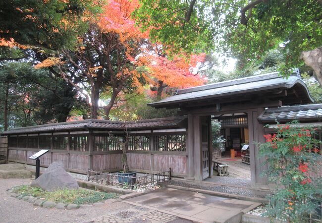 前田利為侯爵の駒場邸跡に造られた公園です