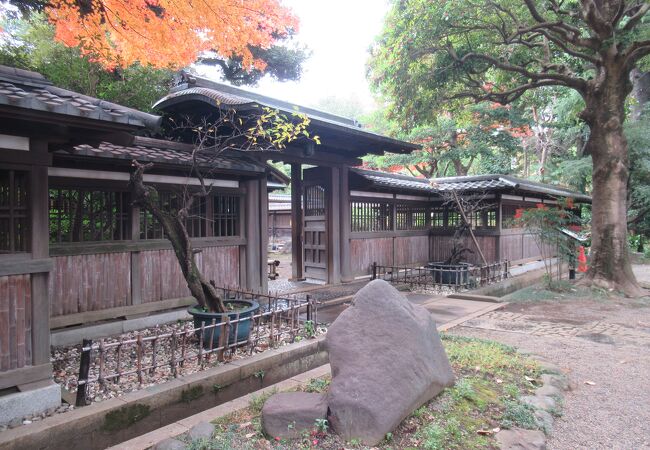 駒場公園内に建っています