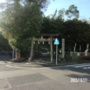この大井神社があるあたりが島田宿の西端です。