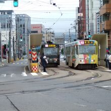 函館駅前停留所は函館駅からちょっと歩きます