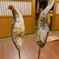ヤマメの炭火焼き