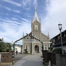 崎津教会はゴシック様式のこじんまりした教会です。