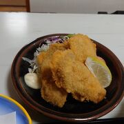 牡蠣フライにびっくり！