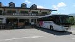 乗鞍へのバスの出発地