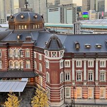 キッテガーデンから眺めた東京駅