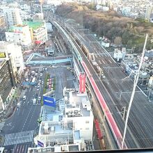 展望ロビーからの景色